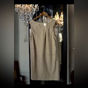 3.1 Phillip Lim Linen Blend Shift Mini Dress Button Accent Sz 2